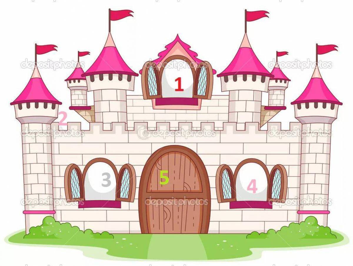 Замок для детей 4 5 лет #29