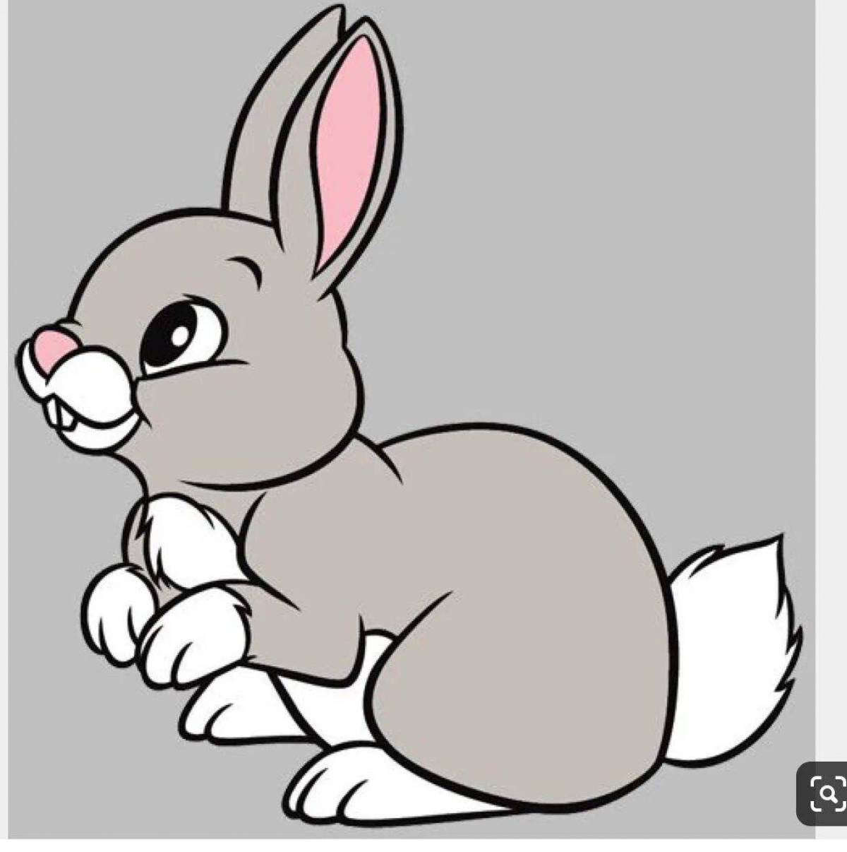 Кролик ребенку 4 лет. Мультяшные кролики. Заяц мультяшный. Заяц рисунок. Зайчик рисунок.