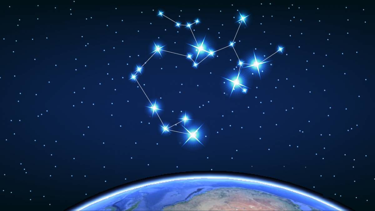 созвездия на небе для детей картинки