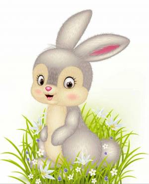 Раскраска заяц для детей 2 3 лет #33 #312279