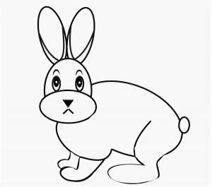 Раскраска заяц для детей для 3 лет #39 #312385