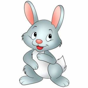 Раскраска заяц для малышей #2 #312387