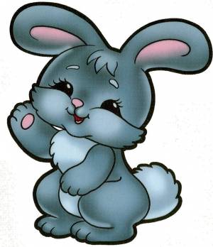 Раскраска заяц для малышей #9 #312394