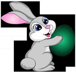 Раскраска заяц для малышей #16 #312401
