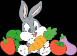 Раскраска заяц с морковкой для детей #7 #312760
