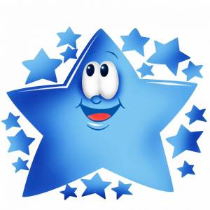 Раскраска звезда для детей #3 #312944