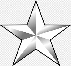 Раскраска звезда пятиконечная #10 #313135