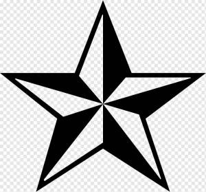 Раскраска звезда пятиконечная #27 #313152