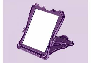 Раскраска зеркало для детей #9 #315016