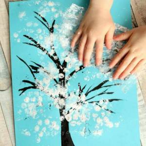 Раскраска зимнее дерево для детей 3 4 лет #25 #315579