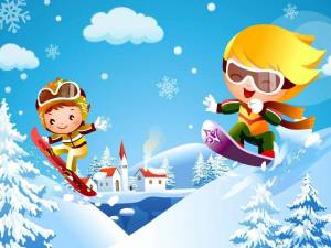 Раскраска зимние виды спорта для детей в детском саду #7 #315703