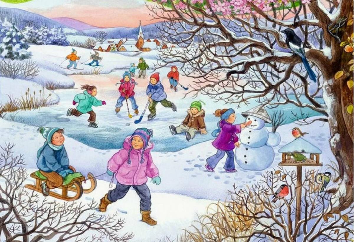 Зима для дошкольников #12