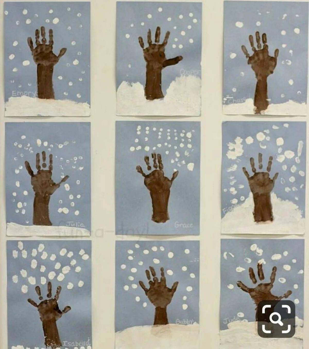 Зимнее дерево для детей 3 4 лет #31