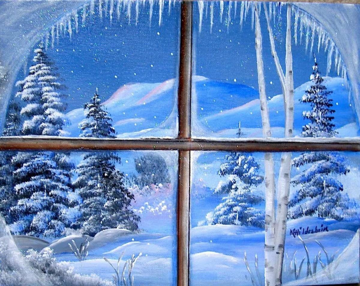 Зимнее окно #1