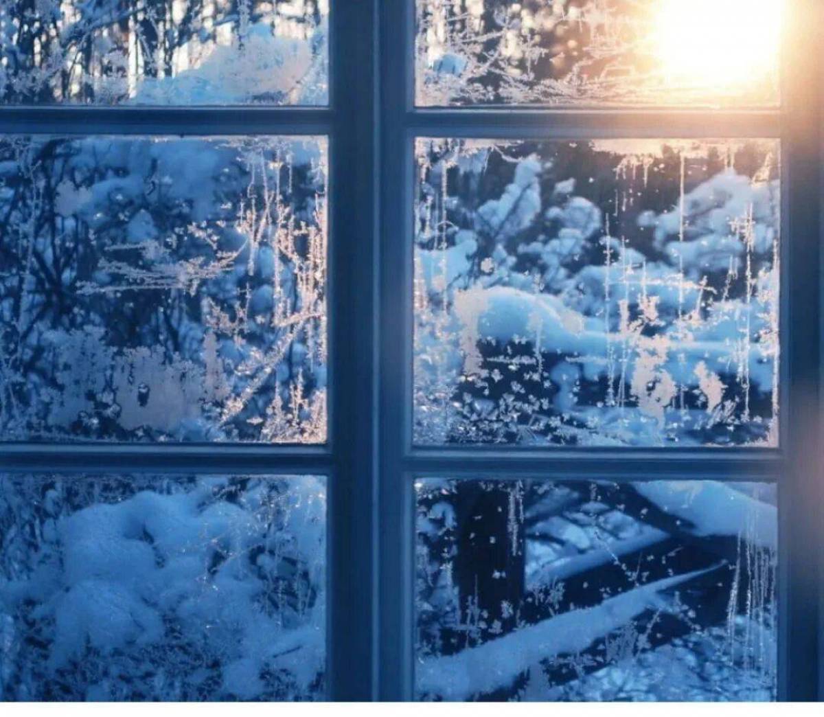 Зимнее окно #2