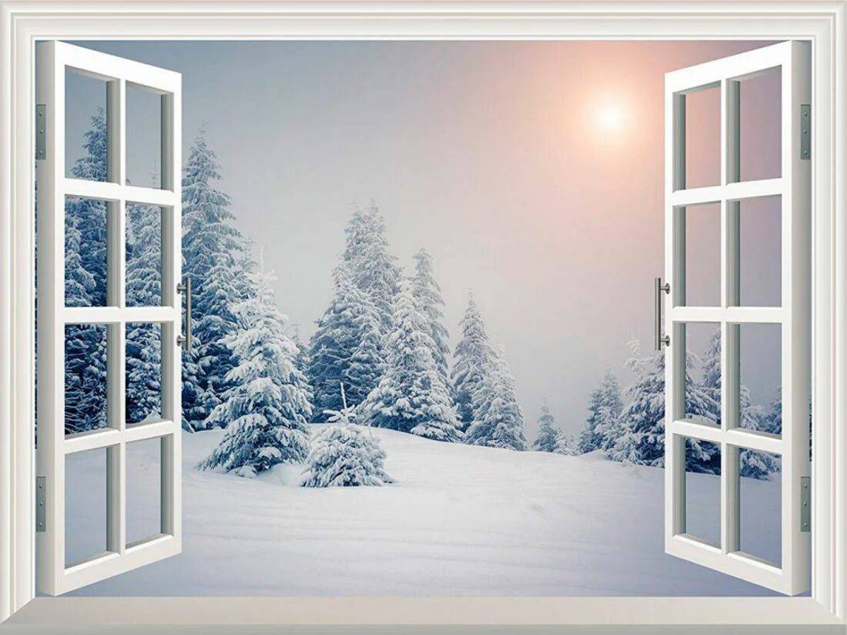 Зимнее окно #35