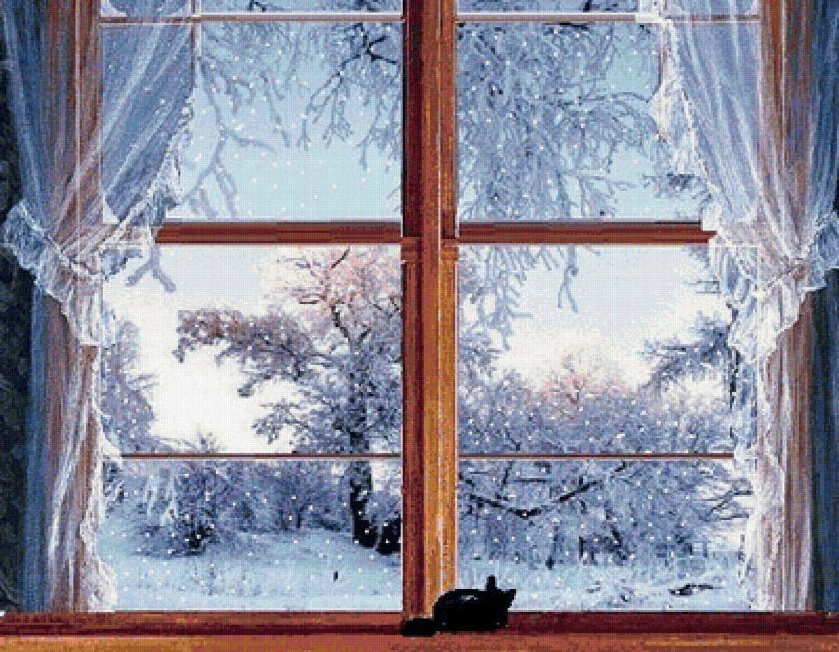 Зимнее окно #37