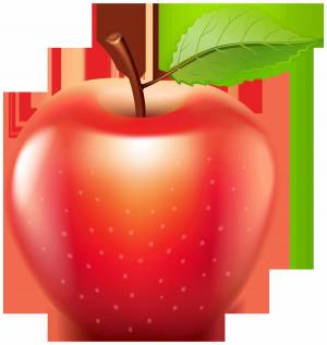 Раскраска яблоко для детей #13 #28312