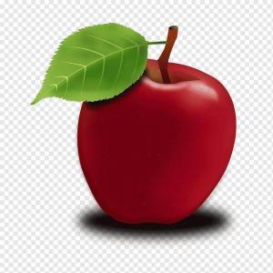 Раскраска яблоко для детей #23 #28322