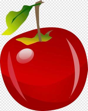 Раскраска яблоко для детей #37 #28336