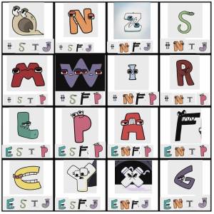 Раскраска alphabet lore #14 #30607