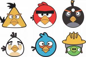 Раскраска angry birds #23 #30697