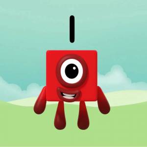 Раскраска numberblocks #1 #31837