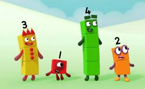 Раскраска numberblocks #3 #31839