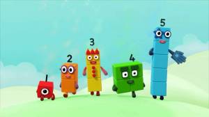 Раскраска numberblocks #4 #31840