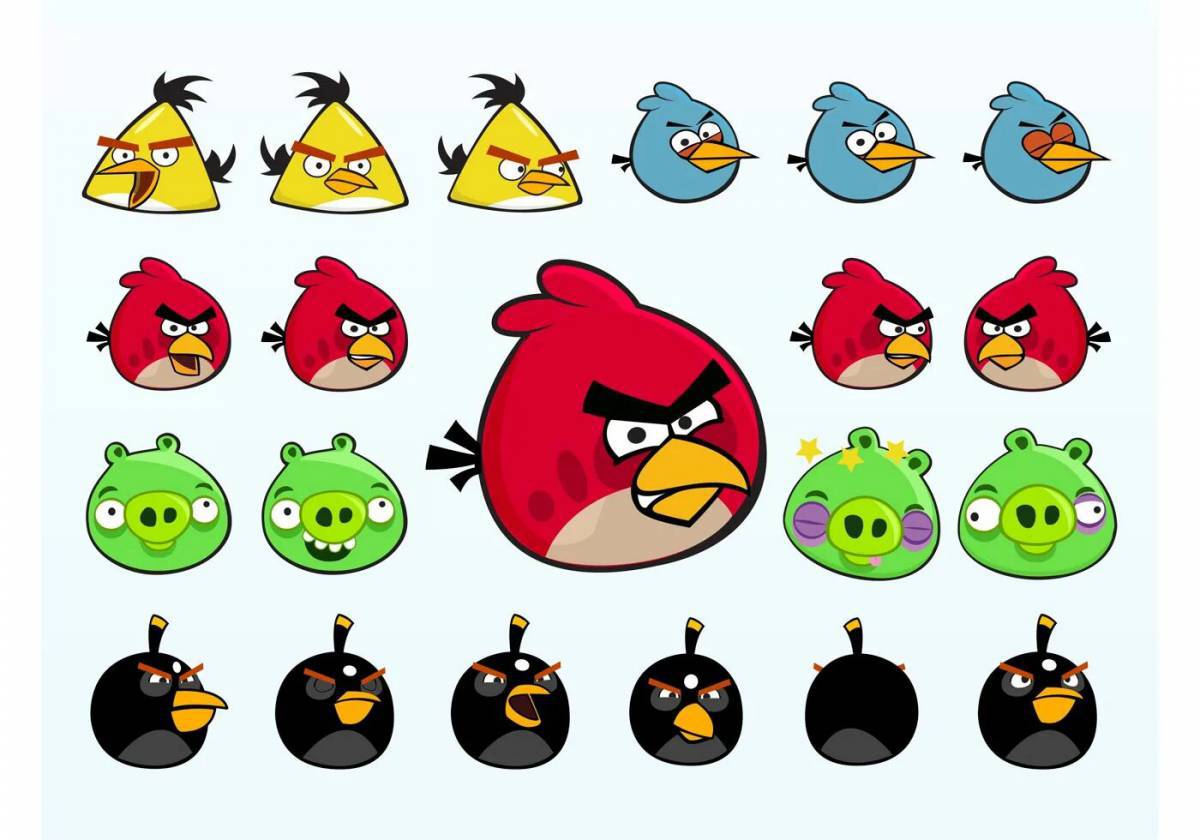 Angry birds картинки птичек