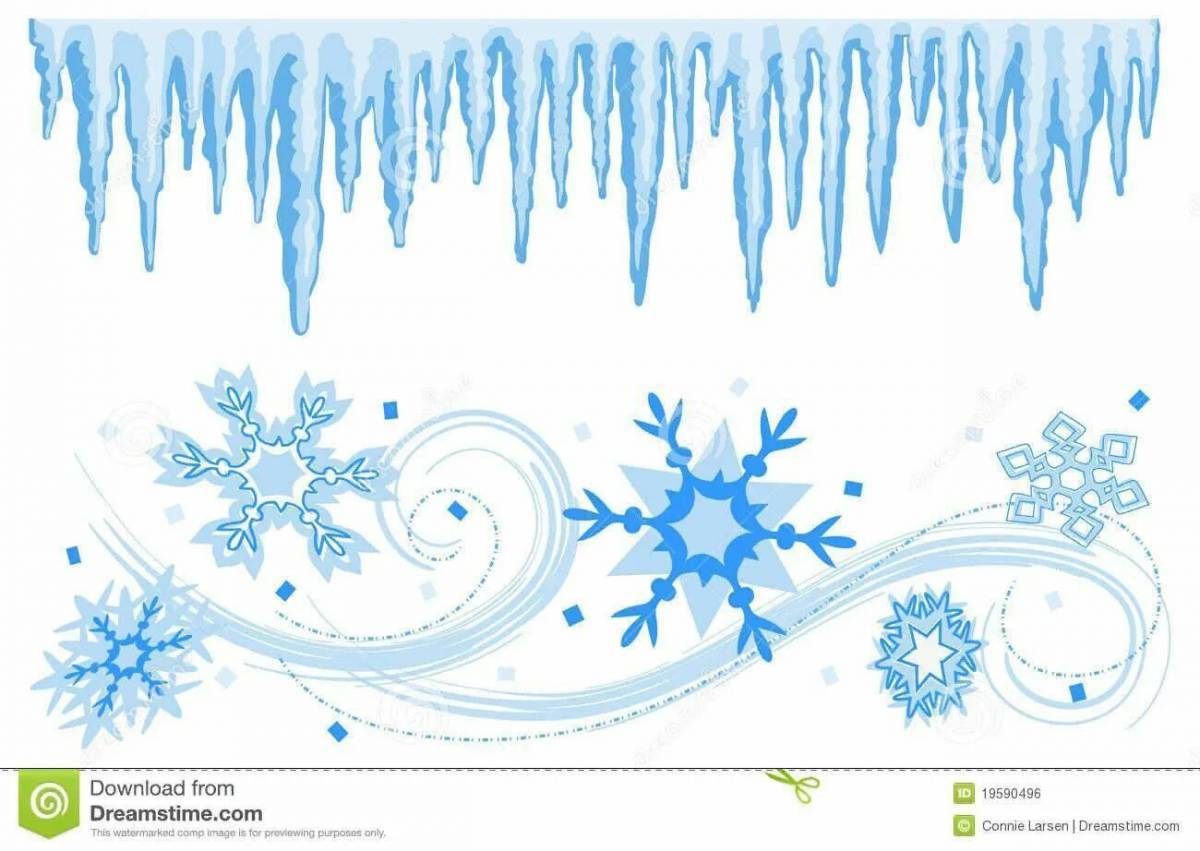 Картинки зимние узоры для детей