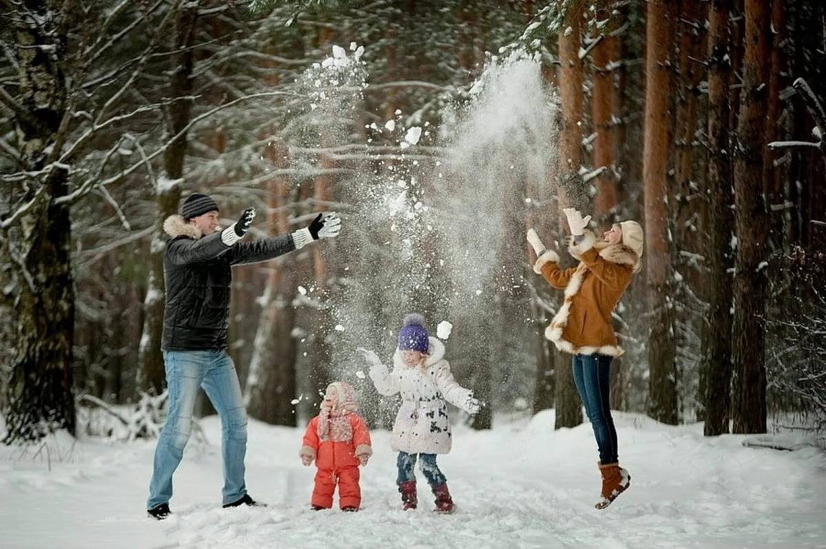 Прогулка в зимнем лесу