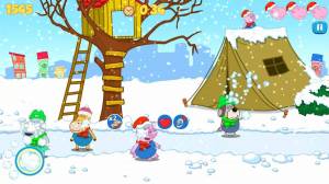 Раскраска зимние игры для детей #11 #316314