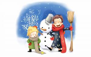 Раскраска зимние каникулы для детей #6 #316463