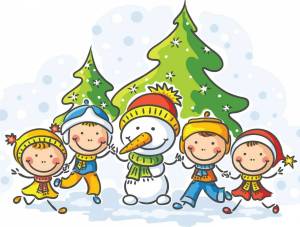 Раскраска зимние каникулы для детей #15 #316472