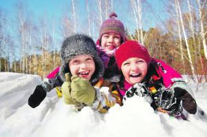 Раскраска зимние каникулы для детей #16 #316473