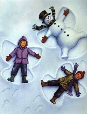 Раскраска зимние каникулы для детей #19 #316476