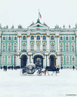 Раскраска зимний дворец #38 #316870
