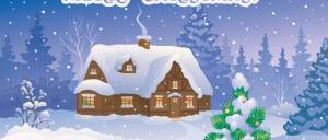 Раскраска зимний домик для детей #8 #316879