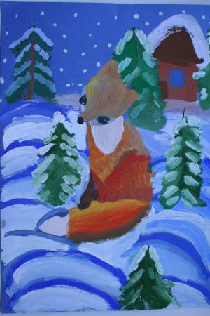 Раскраска зимний лес для детей 5 6 лет #10 #316946