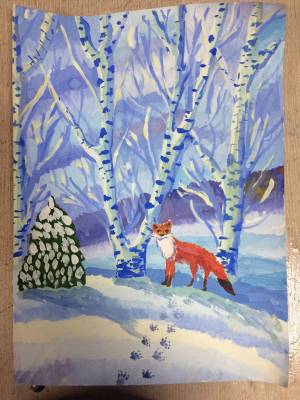 Раскраска зимний лес для детей 5 6 лет #16 #316952