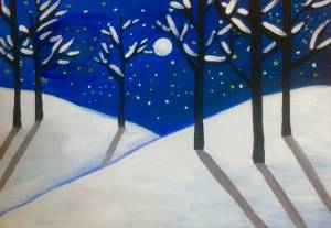 Раскраска зимний лес для детей 5 6 лет #20 #316956