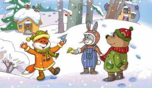 Раскраска зимняя сказка для детей #3 #317764