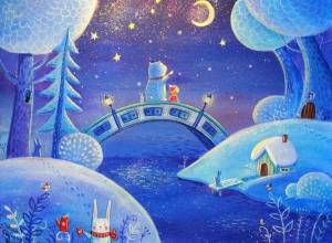 Раскраска зимняя сказка для детей #14 #317775