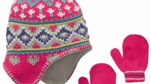 Раскраска зимняя шапка для детей #13 #317813