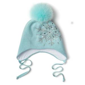 Раскраска зимняя шапка для детей #18 #317818
