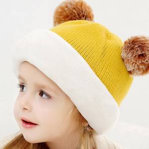 Раскраска зимняя шапка для детей #23 #317823