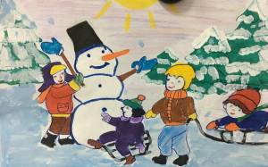 Раскраска зимушка зима для детей #8 #317922