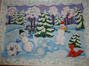 Раскраска зимушка зима для детей #9 #317923