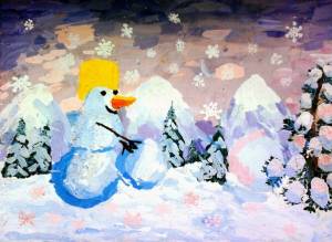 Раскраска зимушка зима для детей #11 #317925